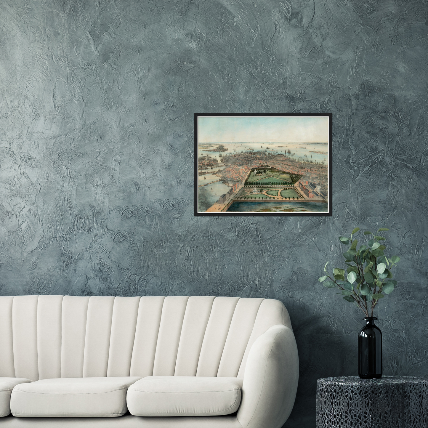 Historical city map  Test product horizontal 3 sizes