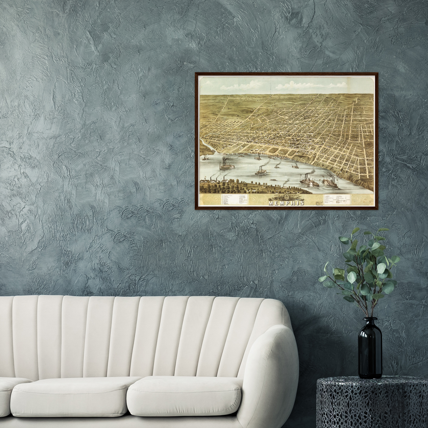 Historical city map  Test product horizontal 3 sizes