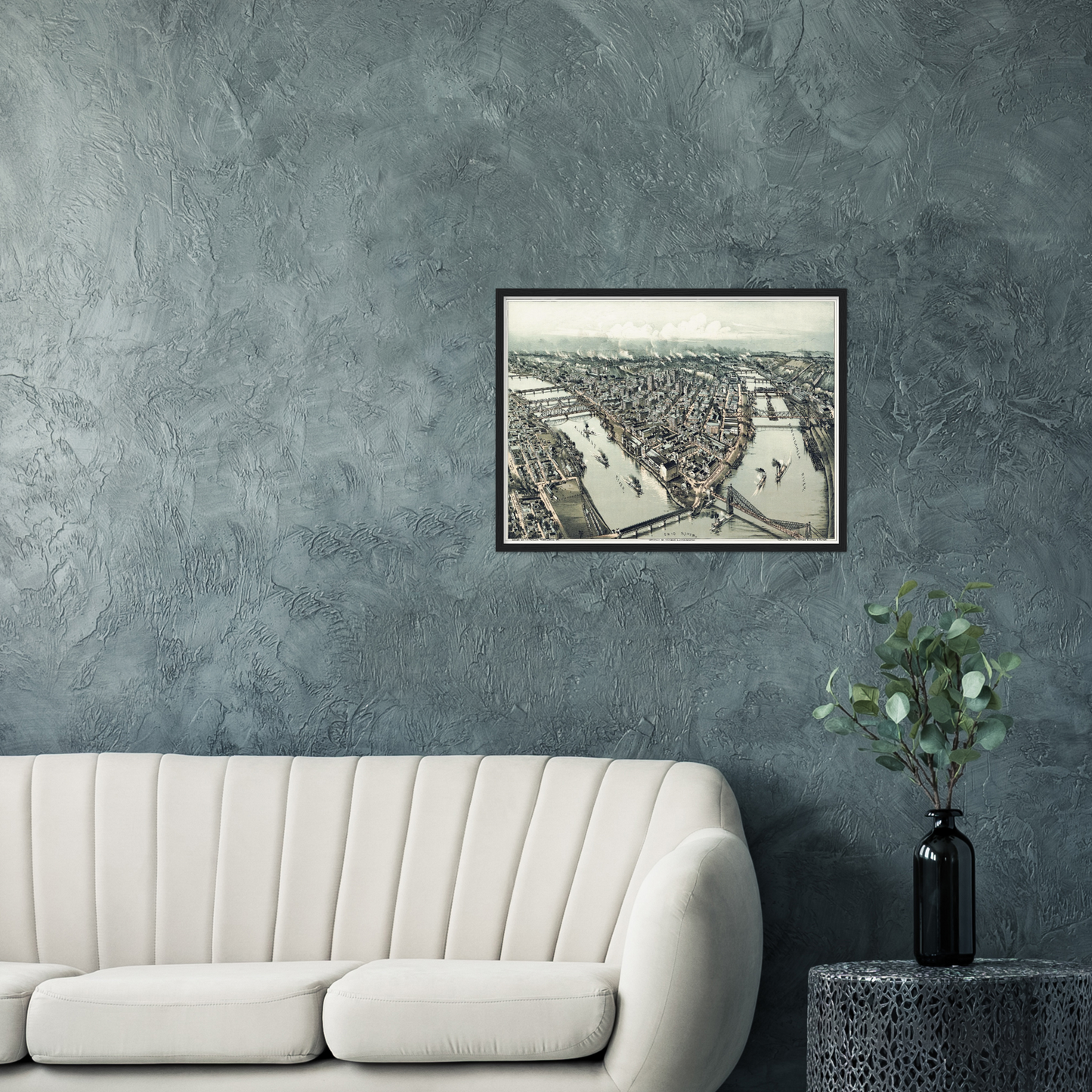 Historical city map  Test product horizontal 3 sizes