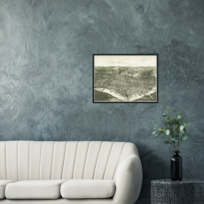 Historical city map  Test product horizontal 3 sizes