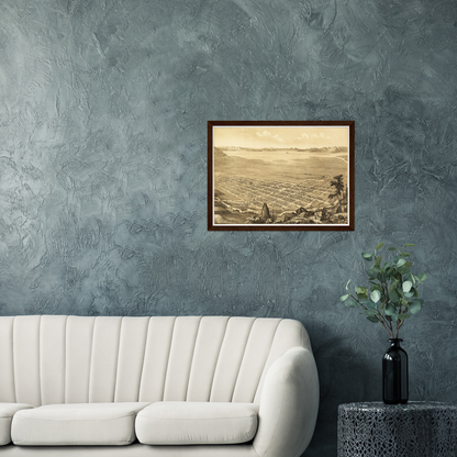 Historical city map  Test product horizontal 3 sizes