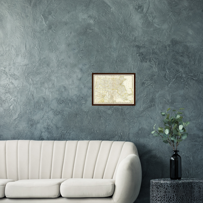 Historical city map  Test product horizontal 3 sizes