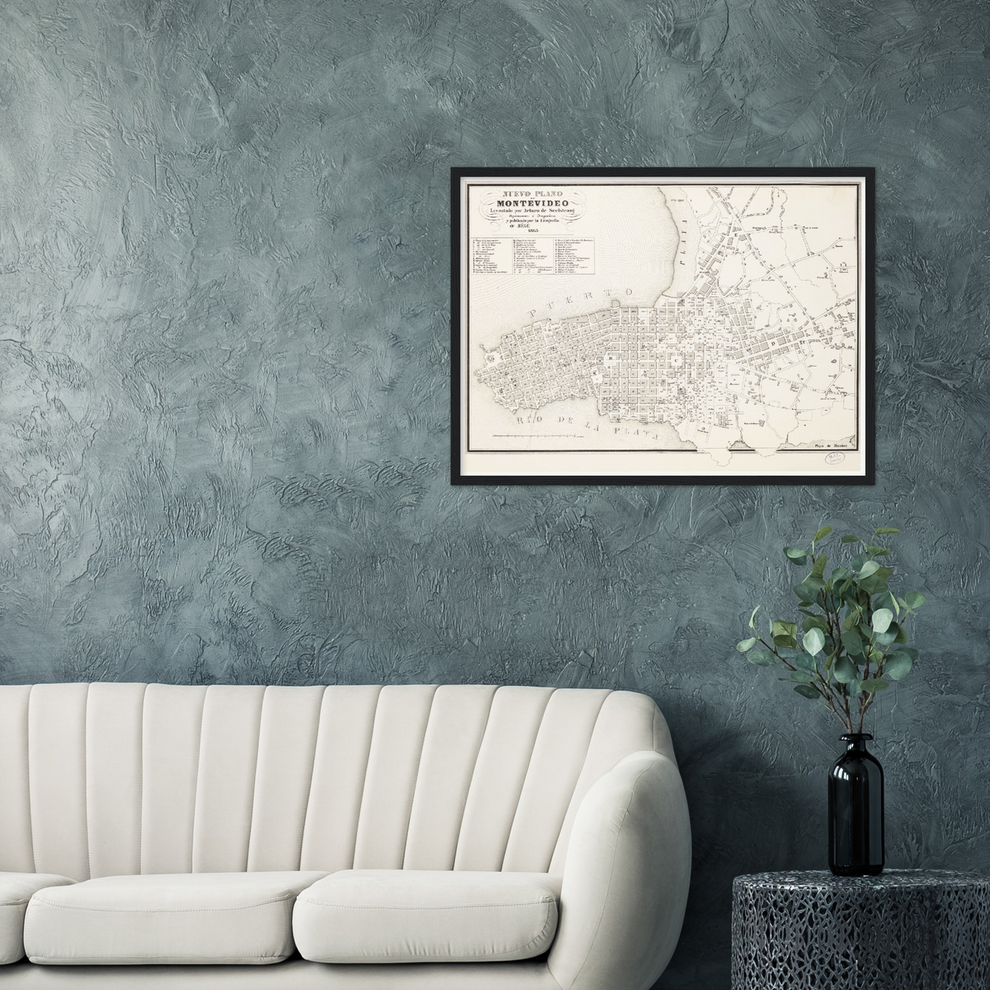 Historical city map  Test product horizontal 3 sizes