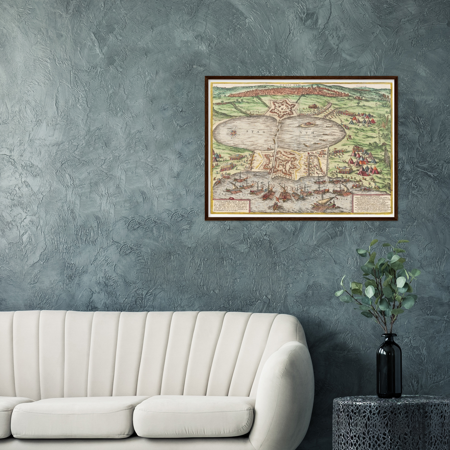 Historical city map  Test product horizontal 3 sizes