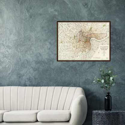 Historical city map  Test product horizontal 3 sizes