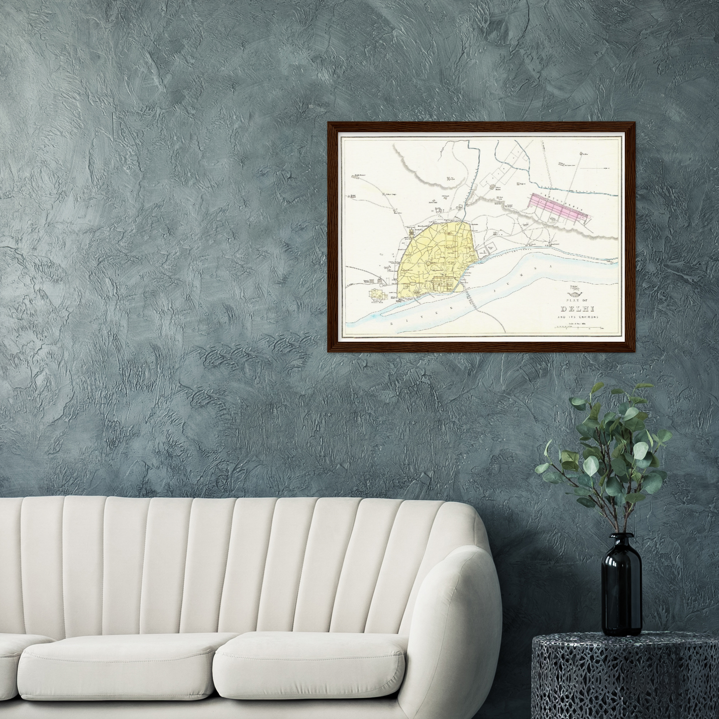 Historical city map  Test product horizontal 3 sizes