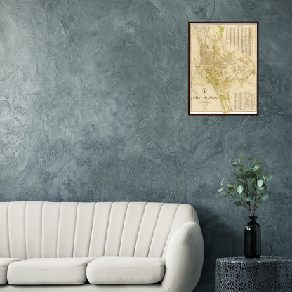 Historical city map  Test product horizontal 3 sizes