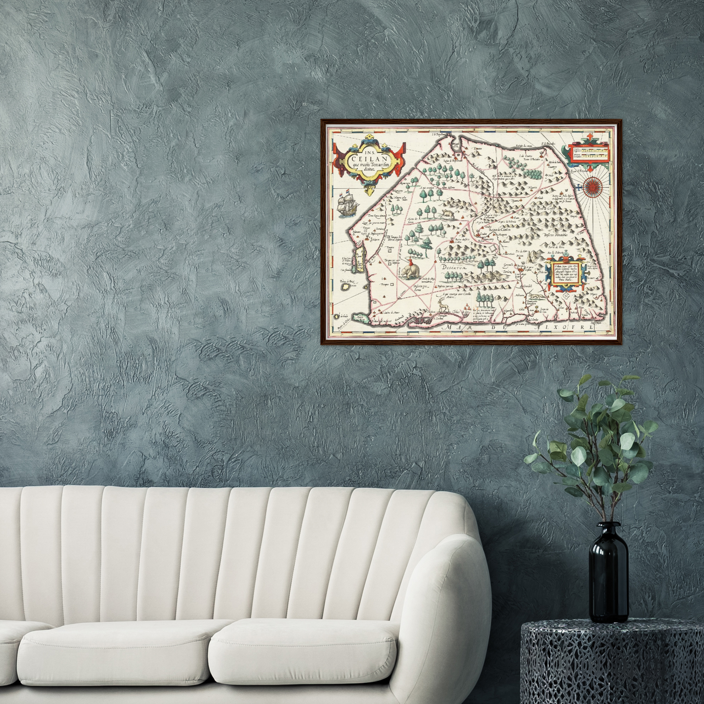 Historical city map  Test product horizontal 3 sizes