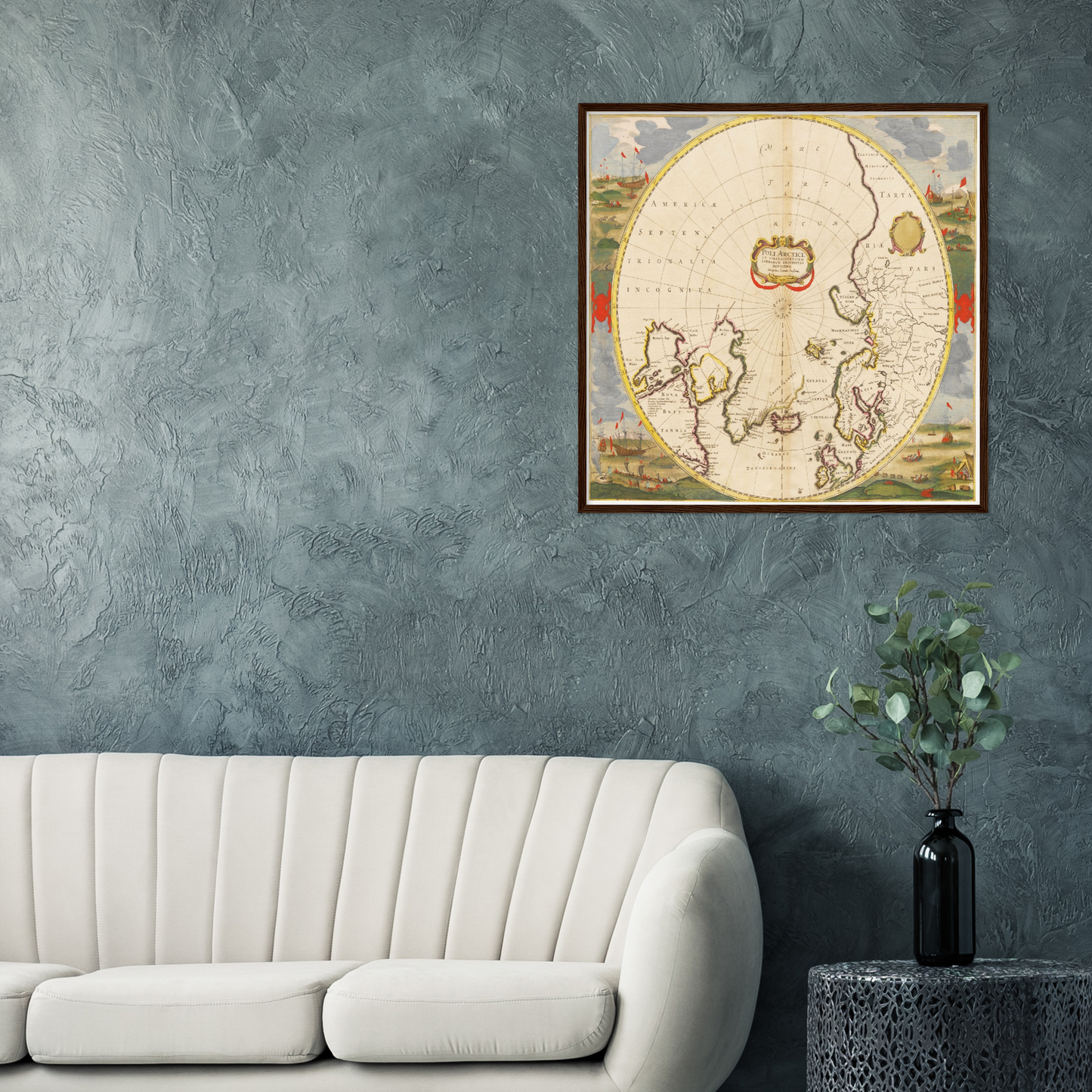 Historical city map  Test product horizontal 3 sizes