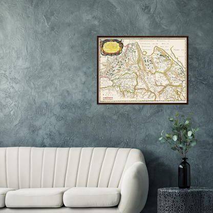 Historical city map  Test product horizontal 3 sizes
