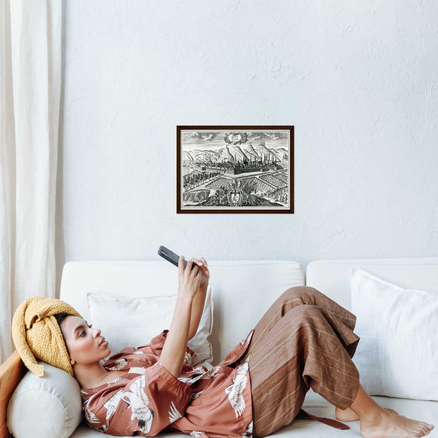 Historical city map  Test product horizontal 3 sizes