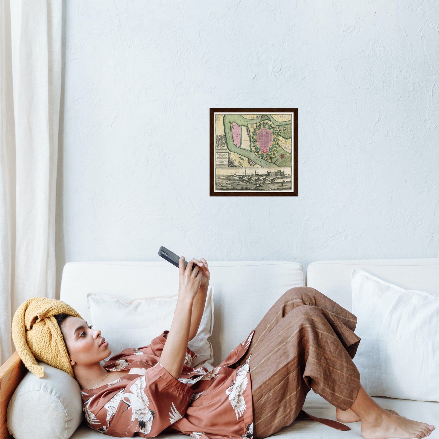 Historical city map  Test product horizontal 3 sizes