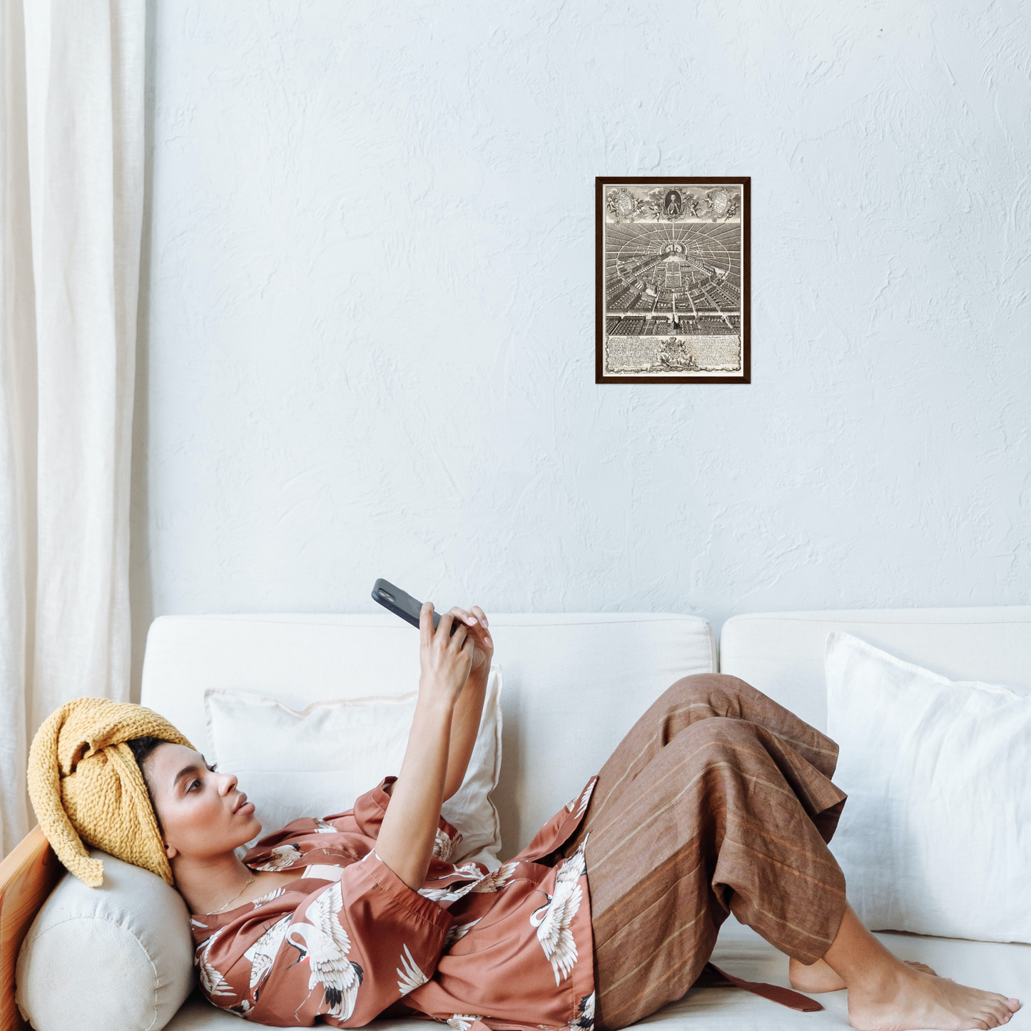 Historical city map  Test product horizontal 3 sizes