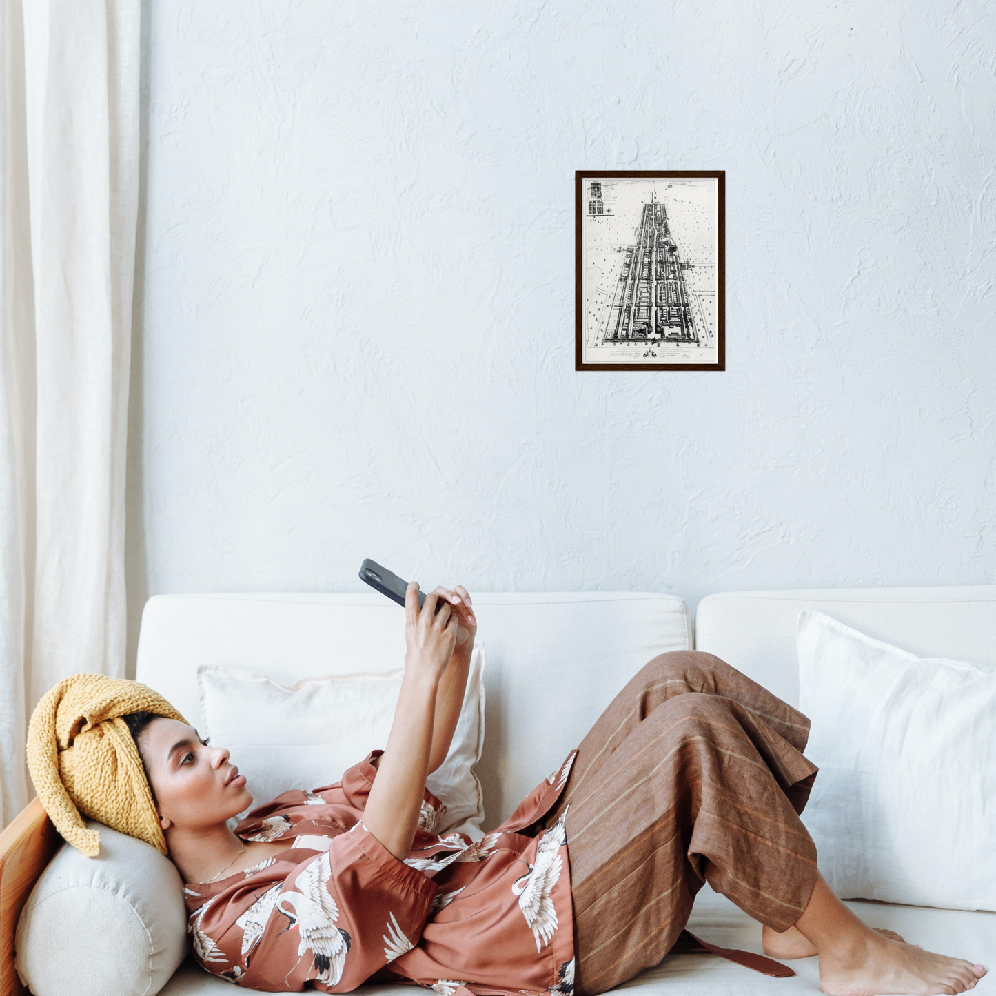 Historical city map  Test product horizontal 3 sizes