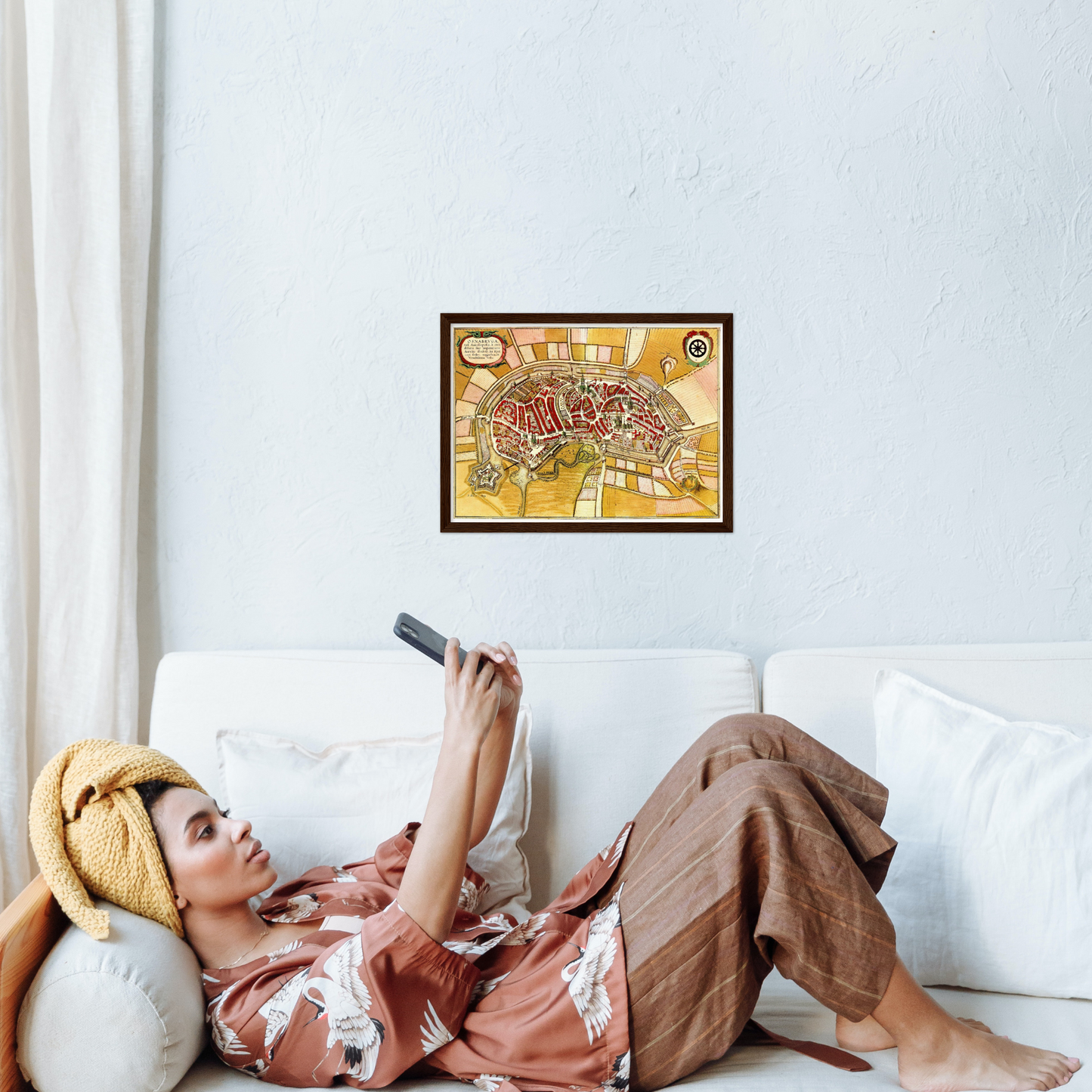 Historical city map  Test product horizontal 3 sizes