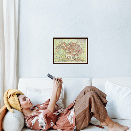 Historical city map  Test product horizontal 3 sizes