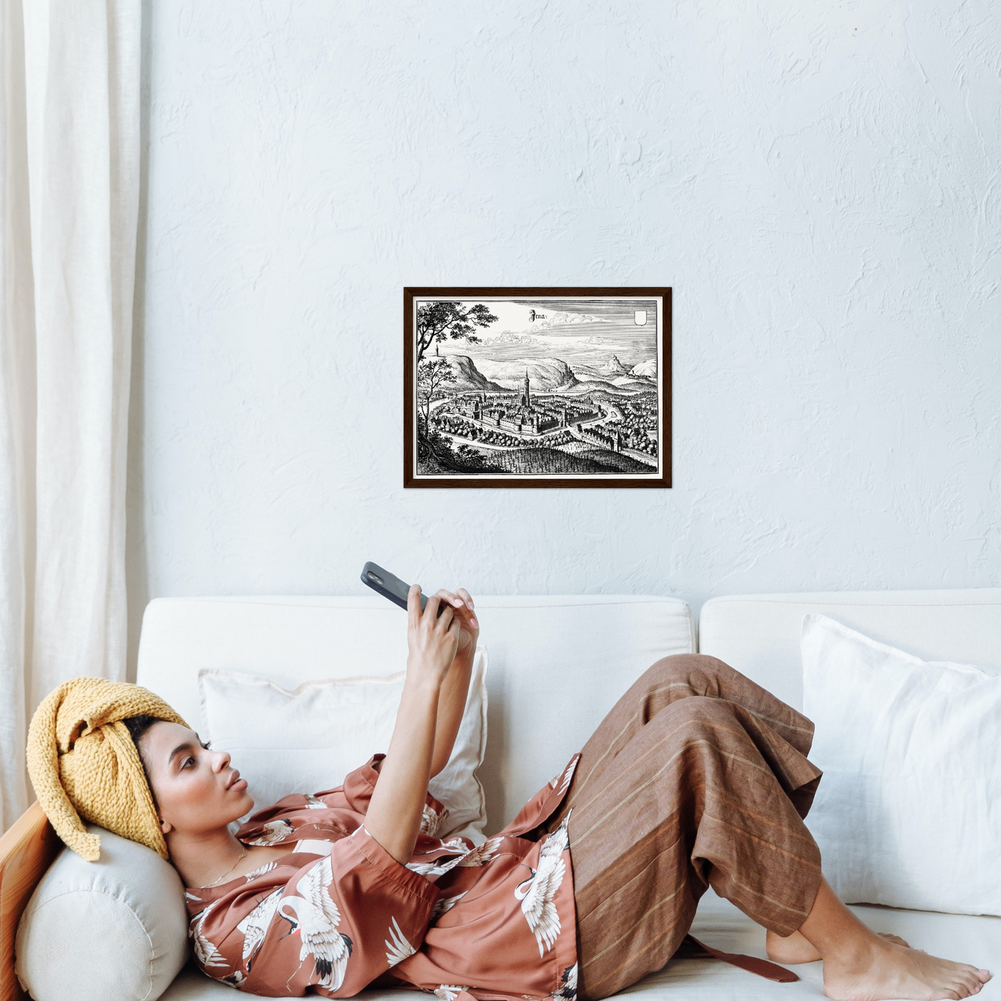 Historical city map  Test product horizontal 3 sizes