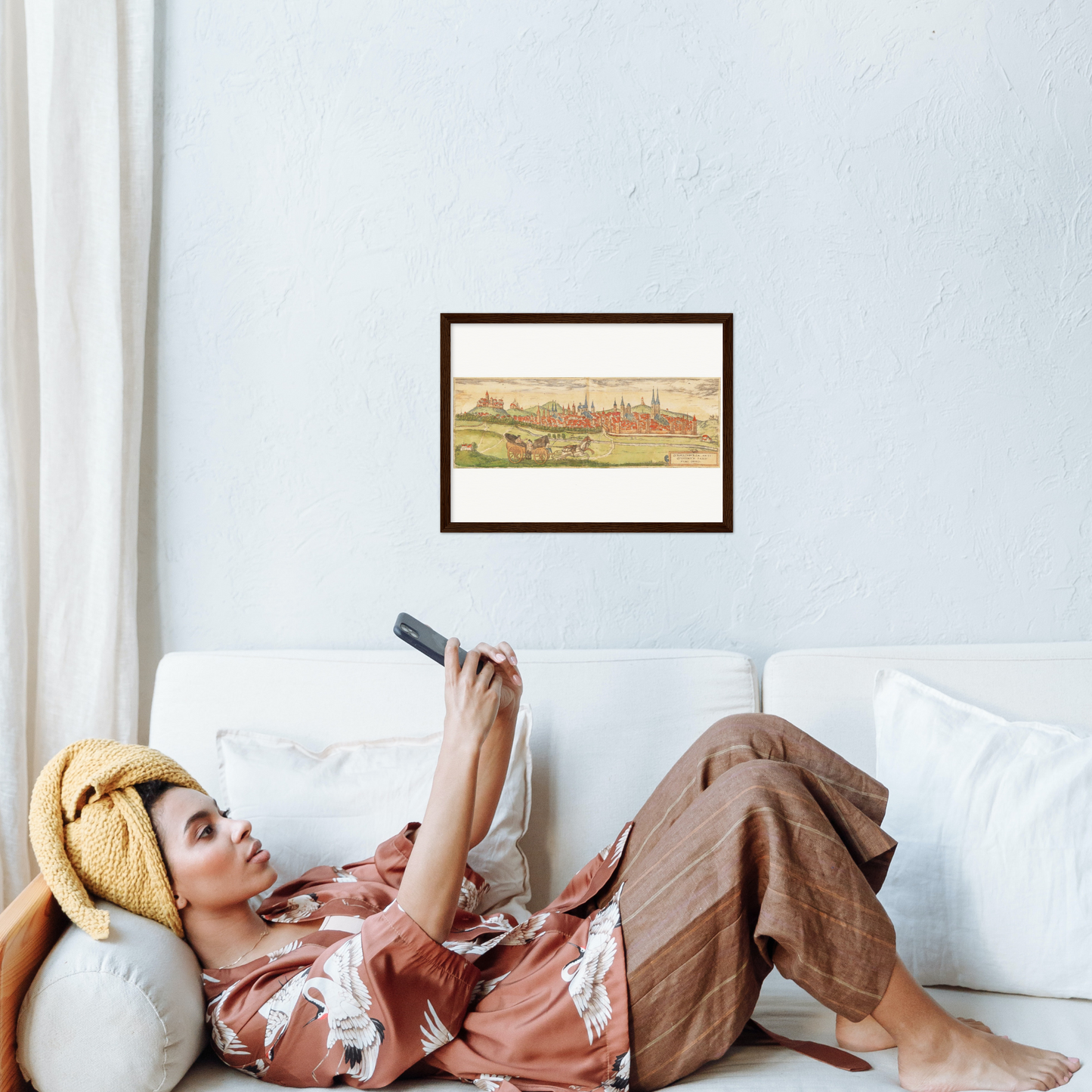 Historical city map  Test product horizontal 3 sizes