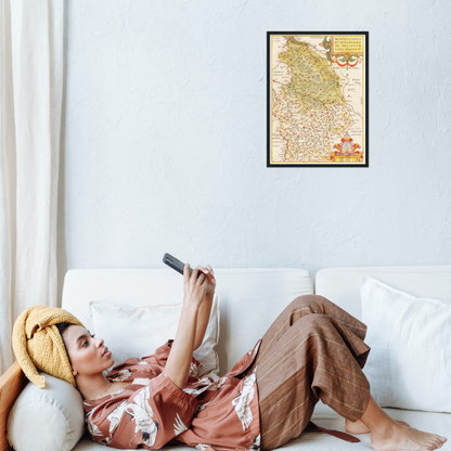 Historical city map  Test product horizontal 3 sizes