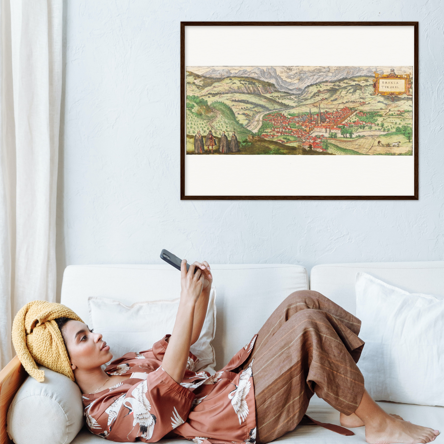 Historical city map  Test product horizontal 3 sizes