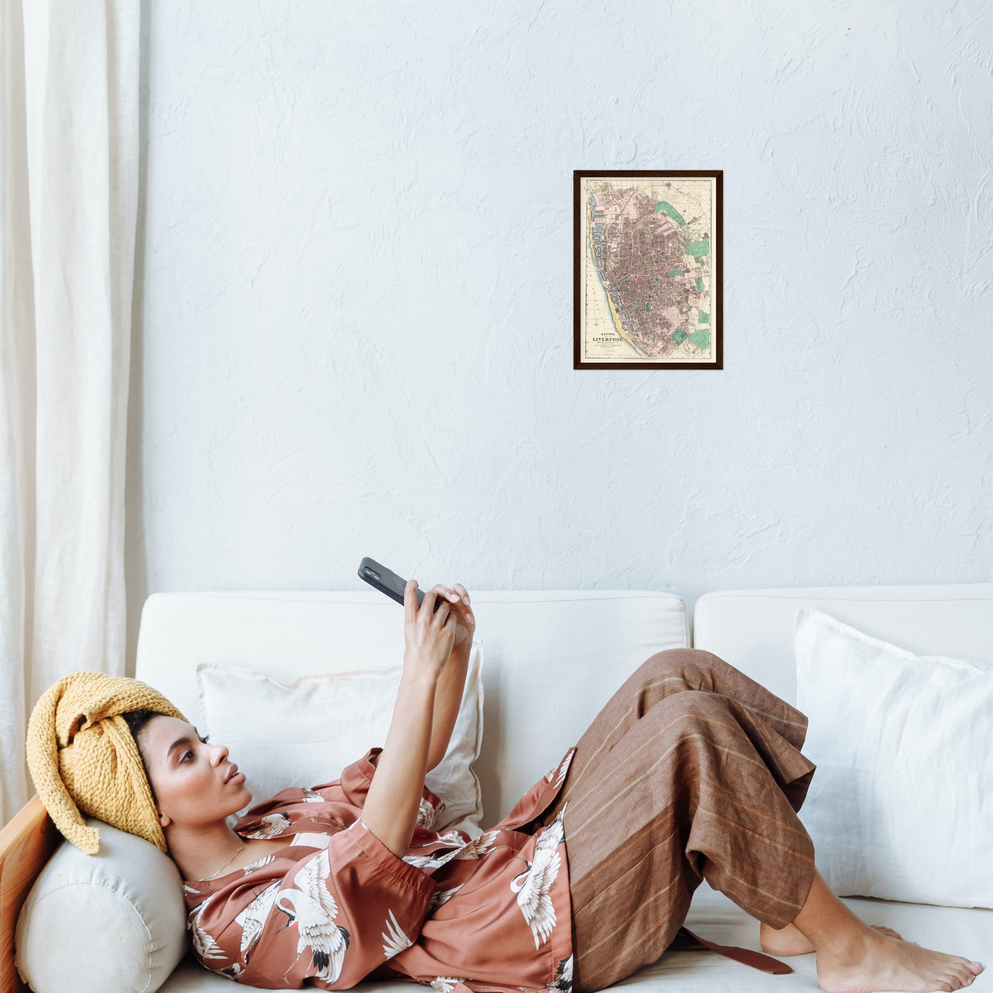 Historical city map  Test product horizontal 3 sizes