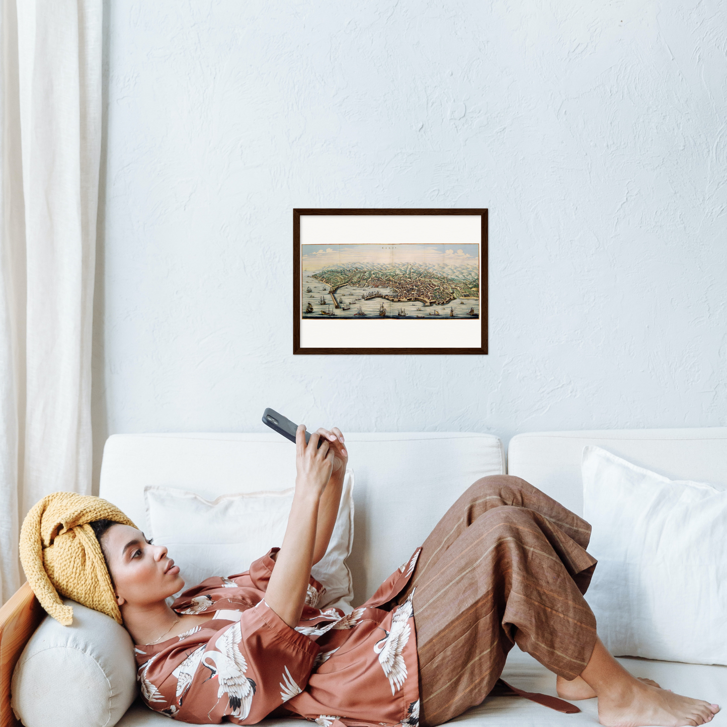 Historical city map  Test product horizontal 3 sizes