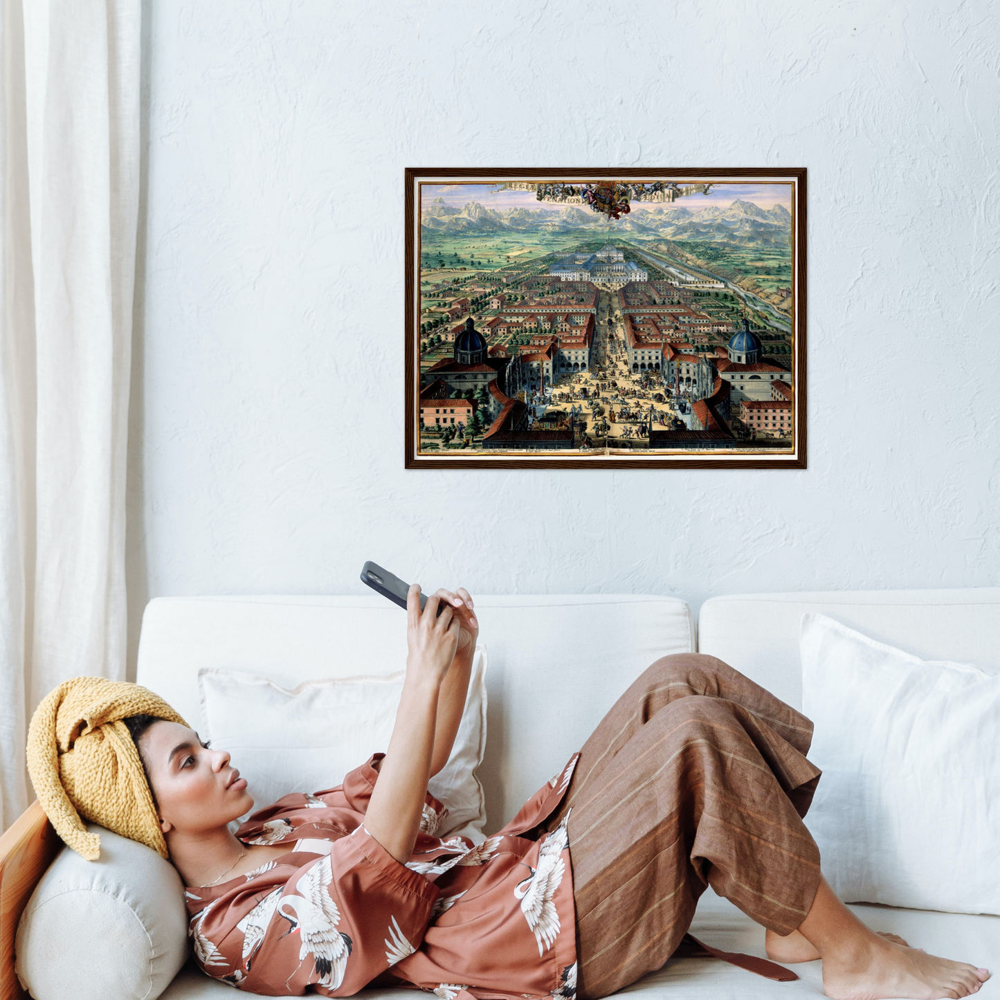 Historical city map  Test product horizontal 3 sizes