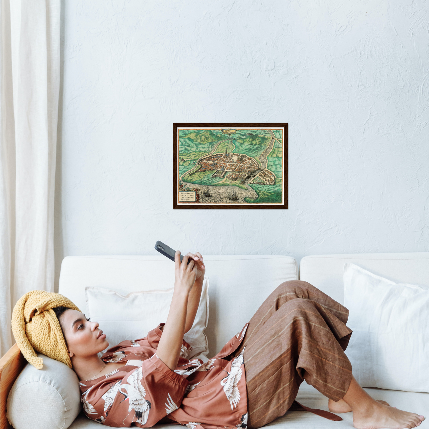 Historical city map  Test product horizontal 3 sizes