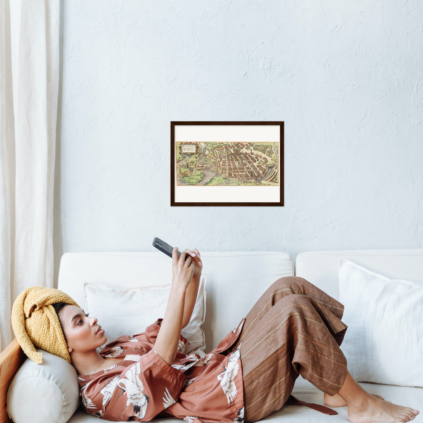 Historical city map  Test product horizontal 3 sizes