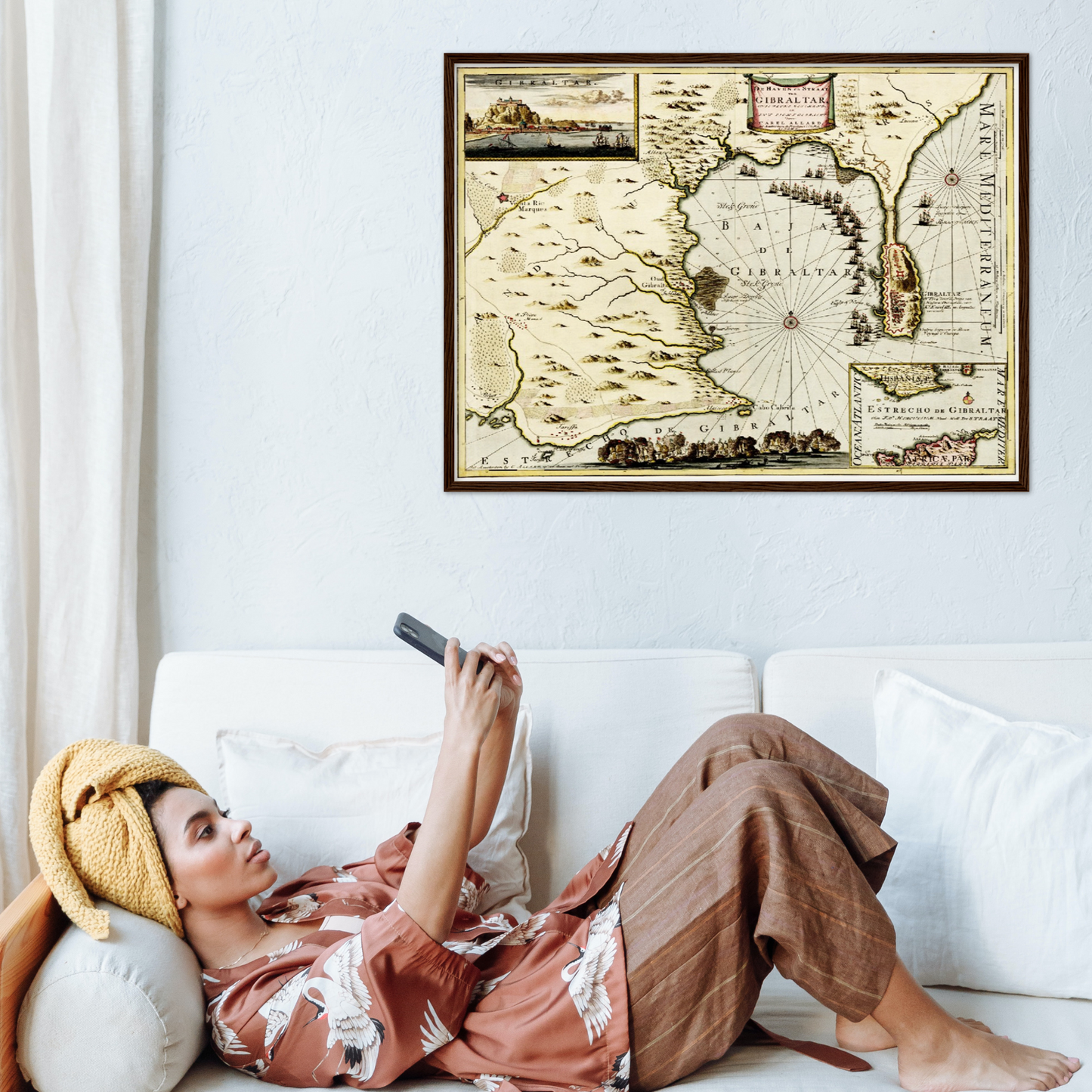 Historical city map  Test product horizontal 3 sizes