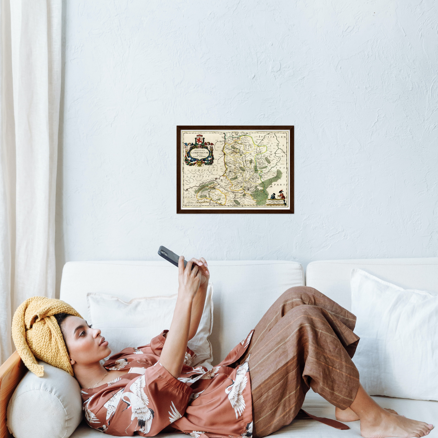 Historical city map  Test product horizontal 3 sizes