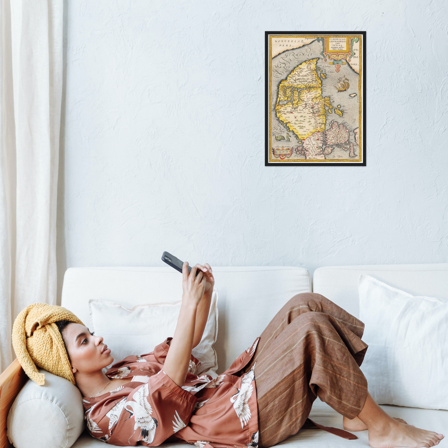 Historical city map  Test product horizontal 3 sizes