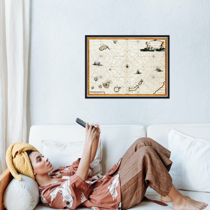 Historical city map  Test product horizontal 3 sizes