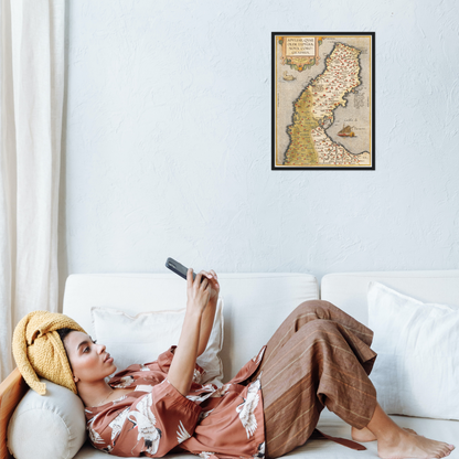 Historical city map  Test product horizontal 3 sizes