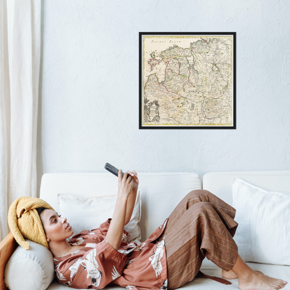 Historical city map  Test product horizontal 3 sizes