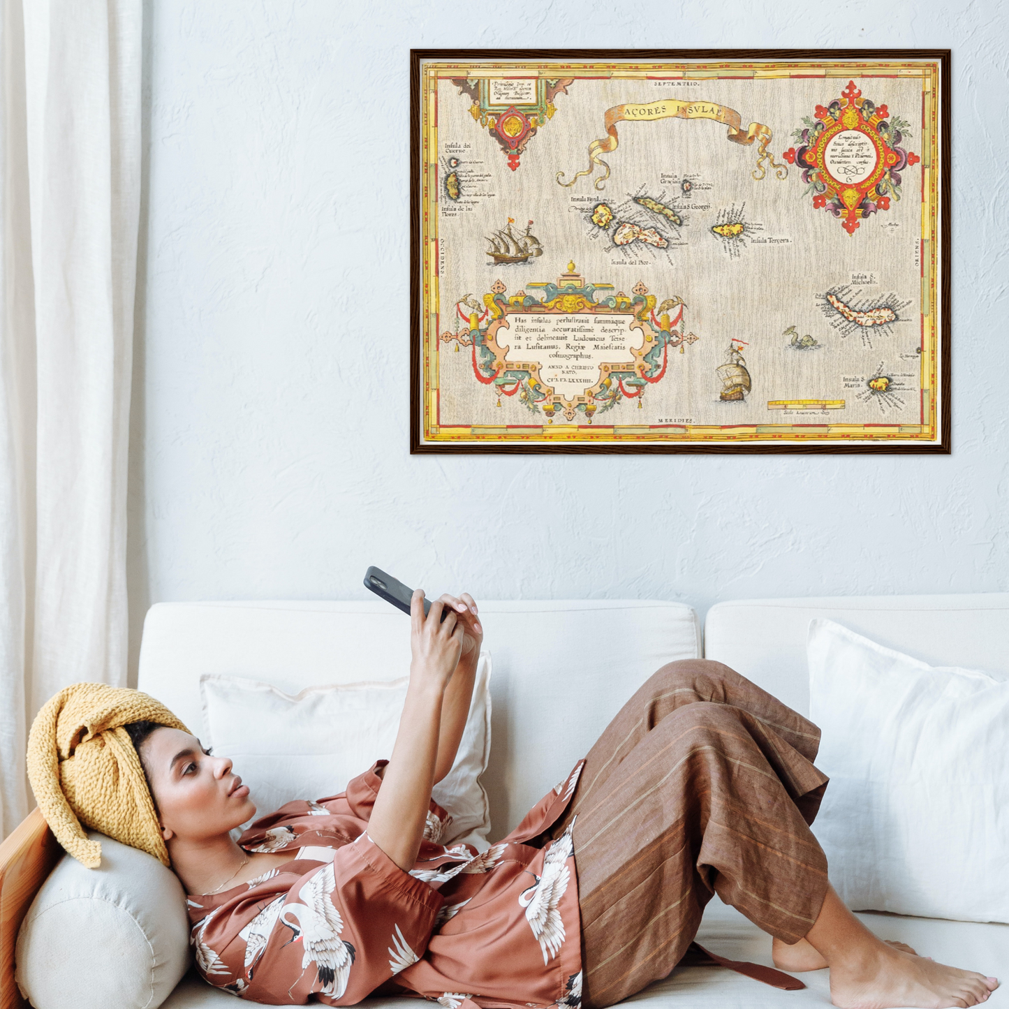 Historical city map  Test product horizontal 3 sizes