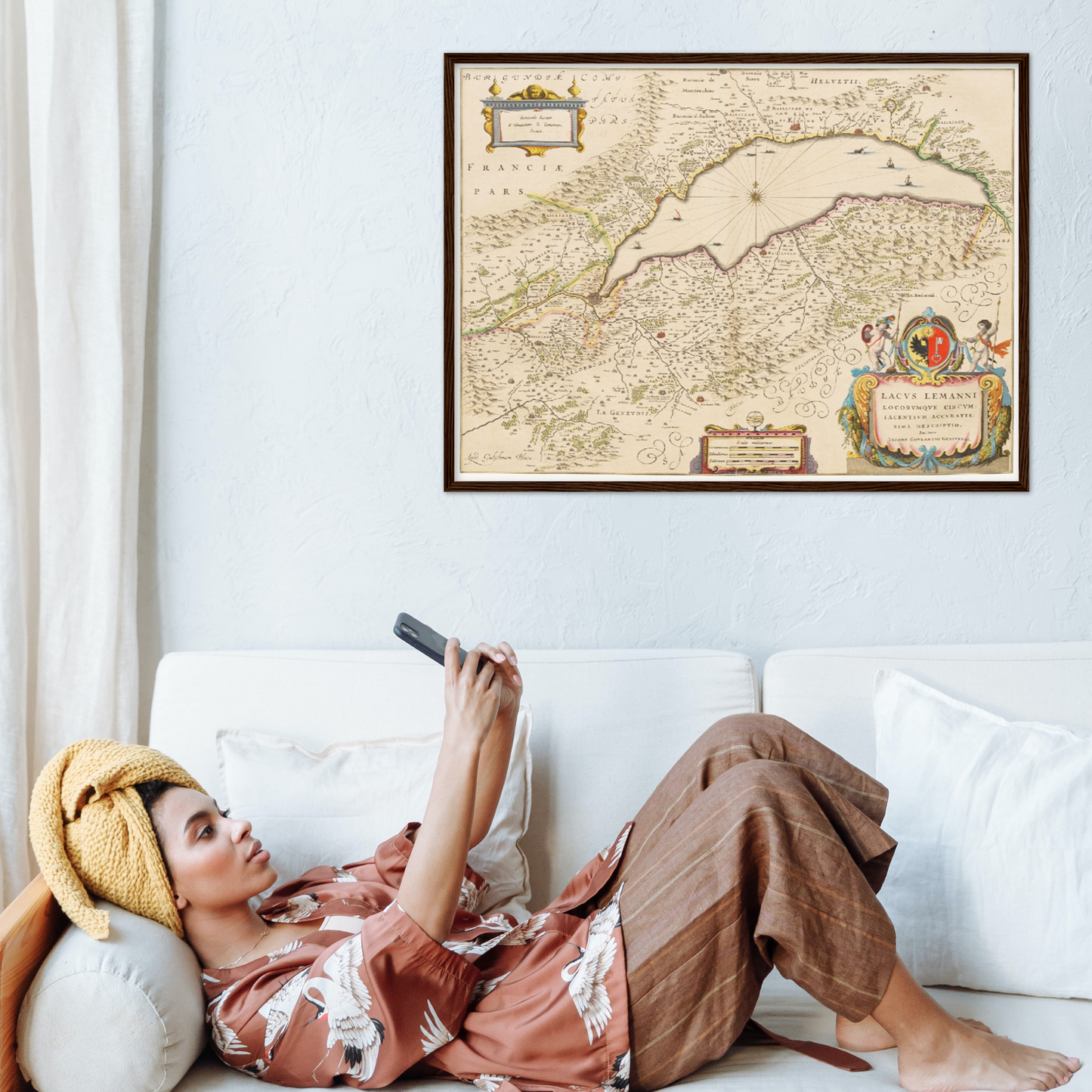 Historical city map  Test product horizontal 3 sizes
