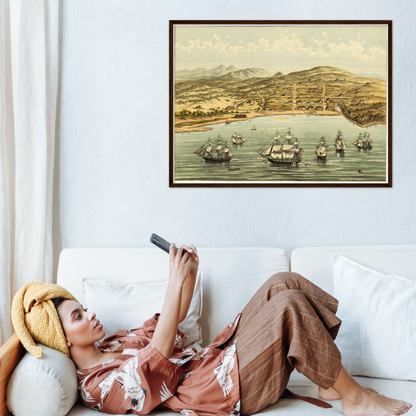 Historical city map  Test product horizontal 3 sizes