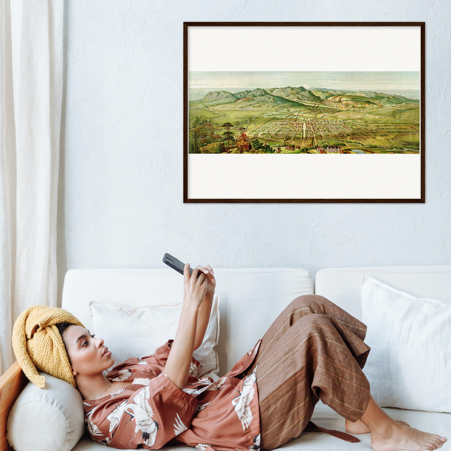 Historical city map  Test product horizontal 3 sizes