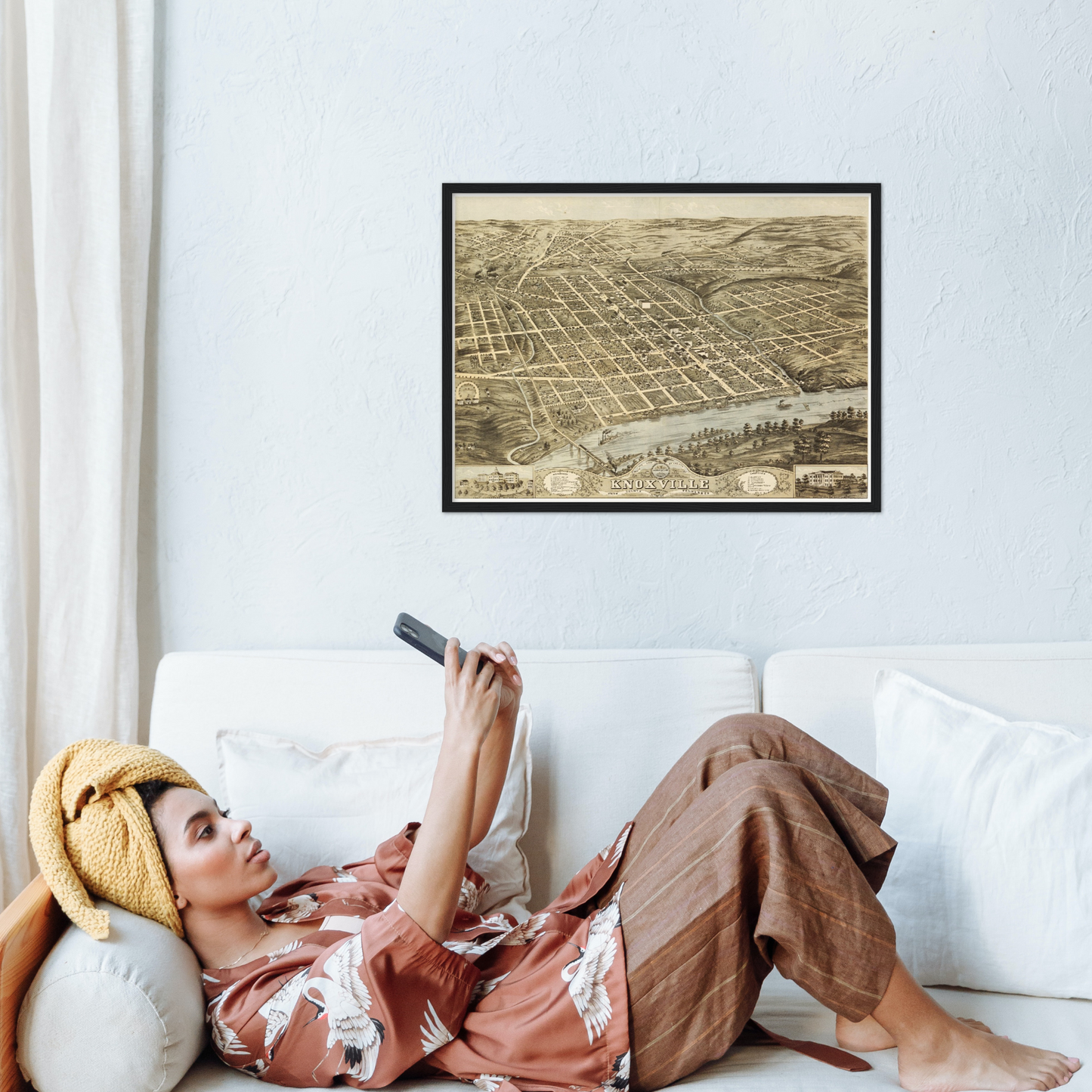 Historical city map  Test product horizontal 3 sizes