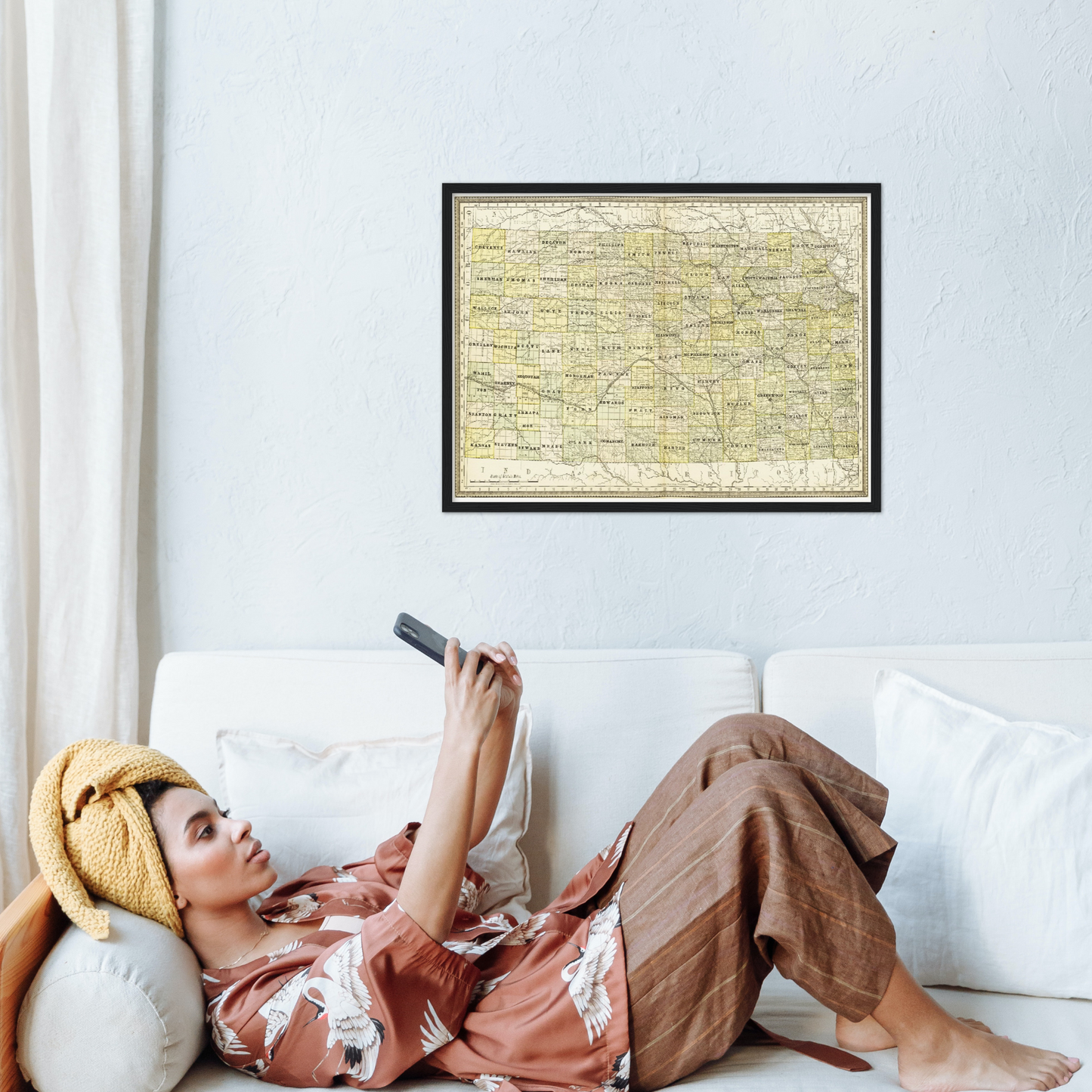 Historical city map  Test product horizontal 3 sizes