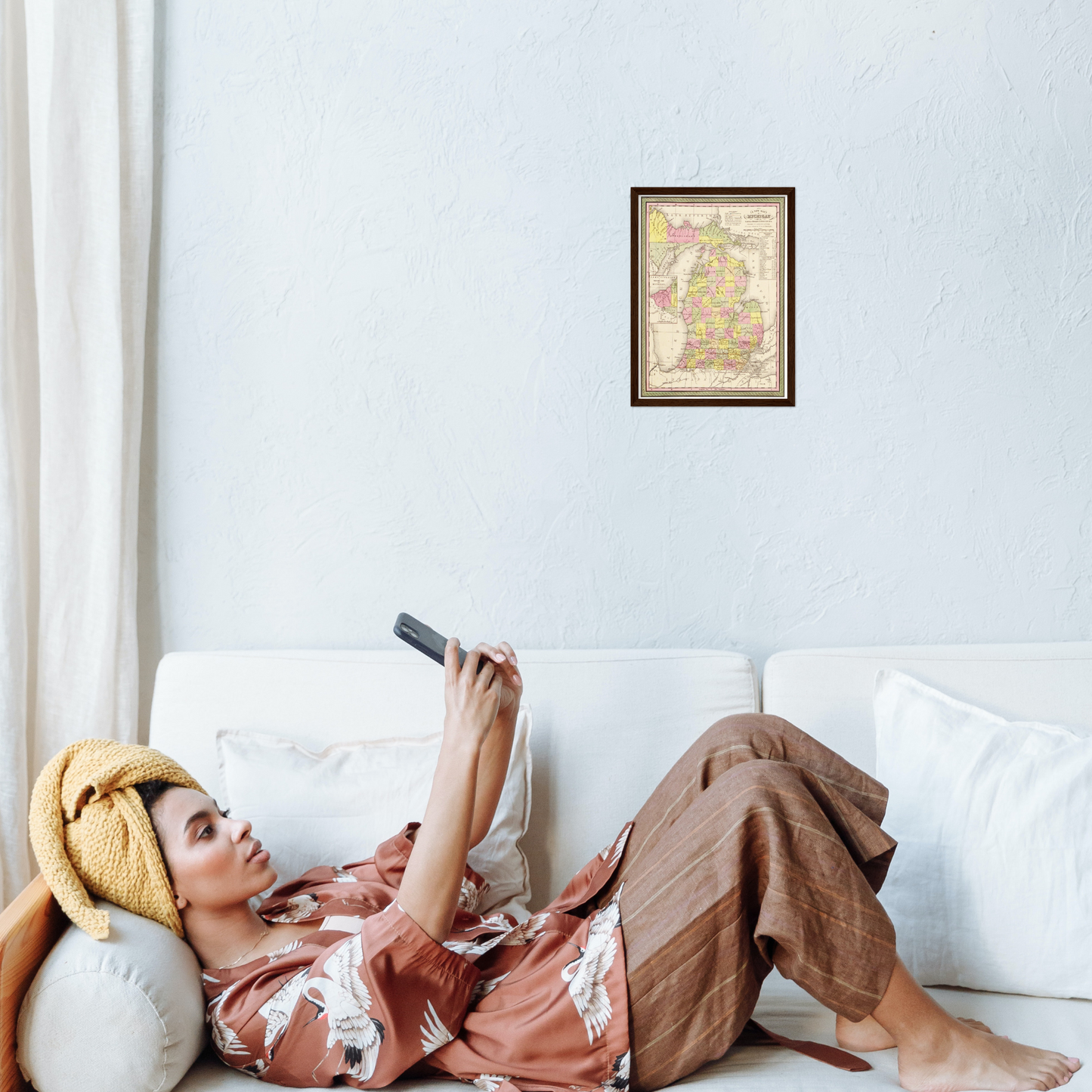 Historical city map  Test product horizontal 3 sizes