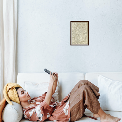 Historical city map  Test product horizontal 3 sizes