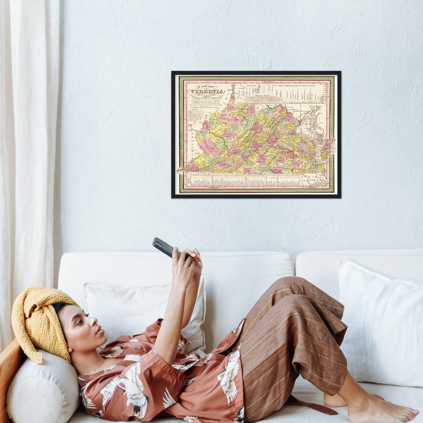 Historical city map  Test product horizontal 3 sizes