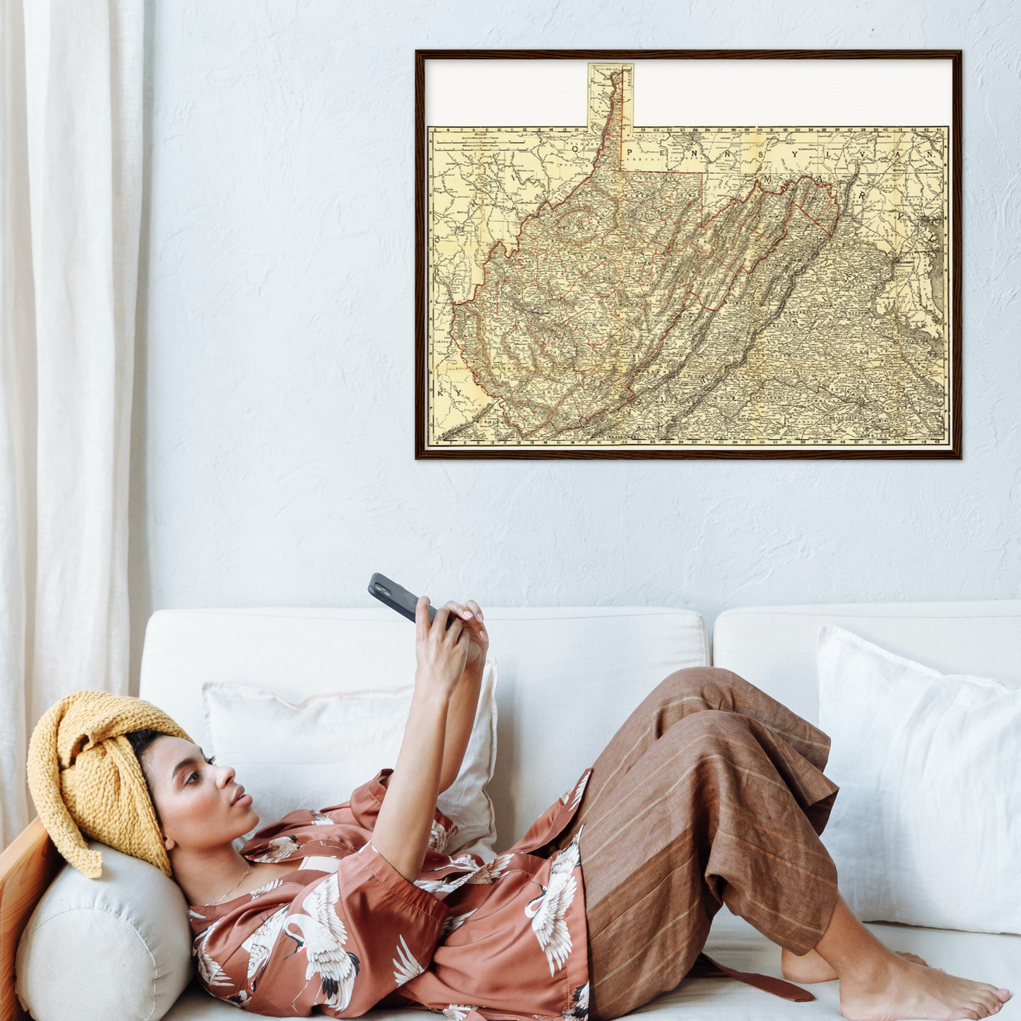 Historical city map  Test product horizontal 3 sizes