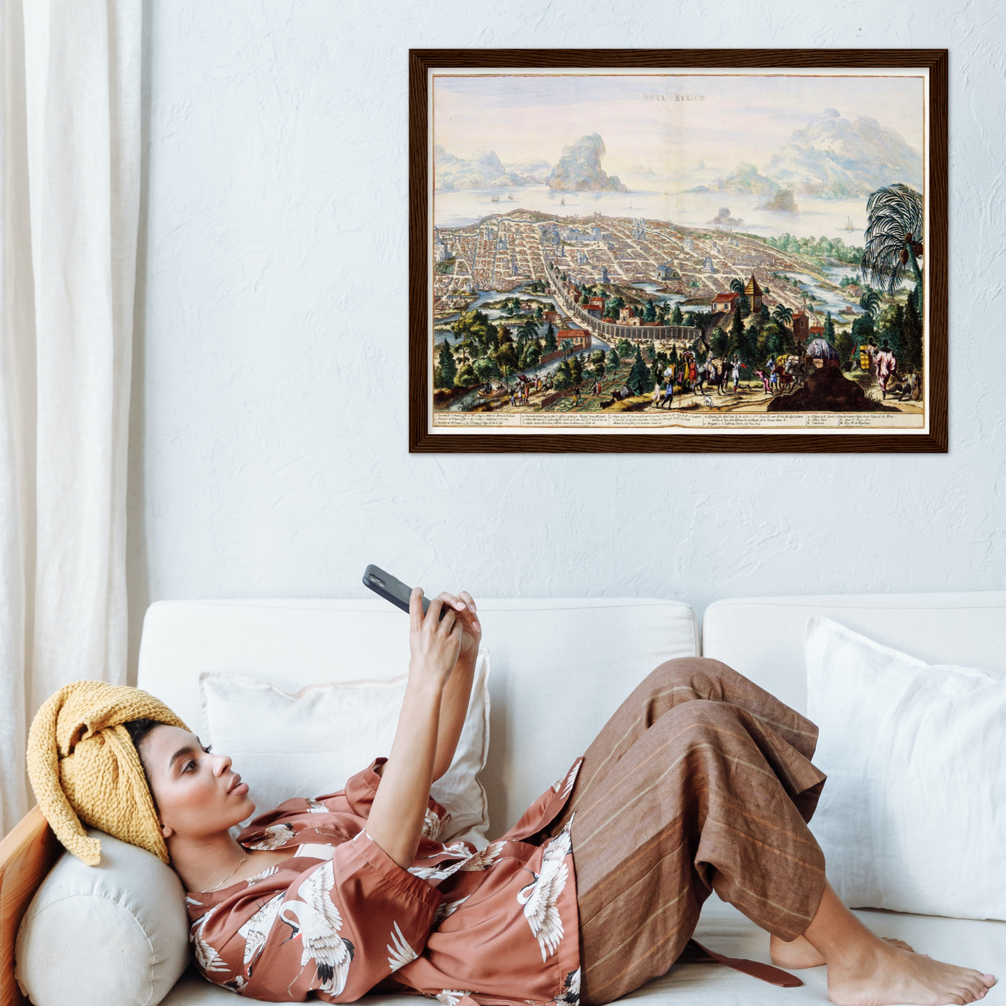 Historical city map  Test product horizontal 3 sizes