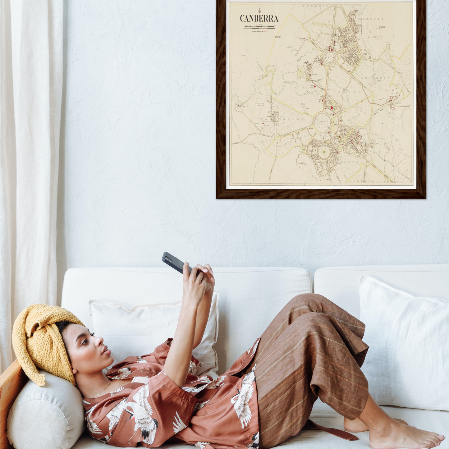 Historical city map  Test product horizontal 3 sizes