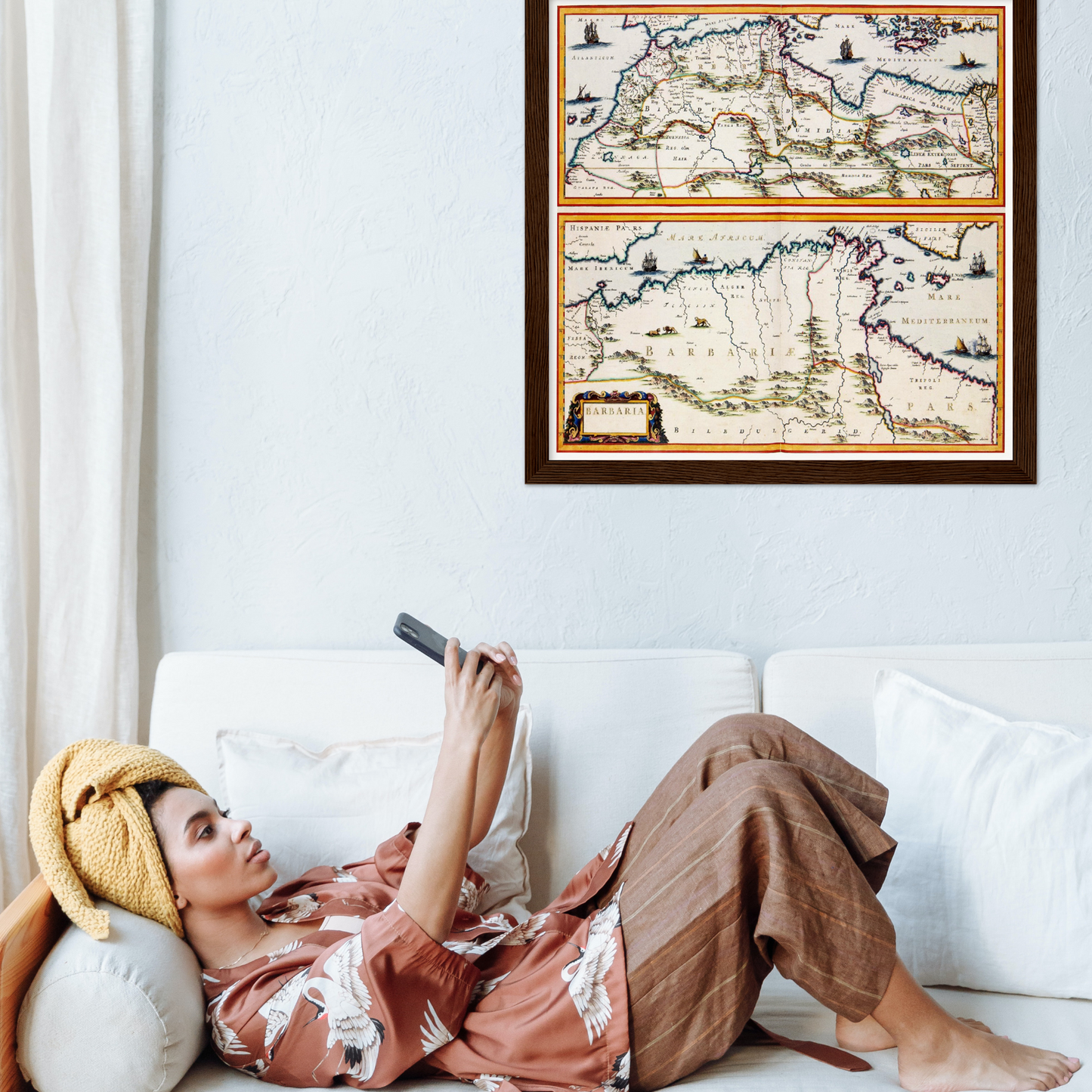 Historical city map  Test product horizontal 3 sizes