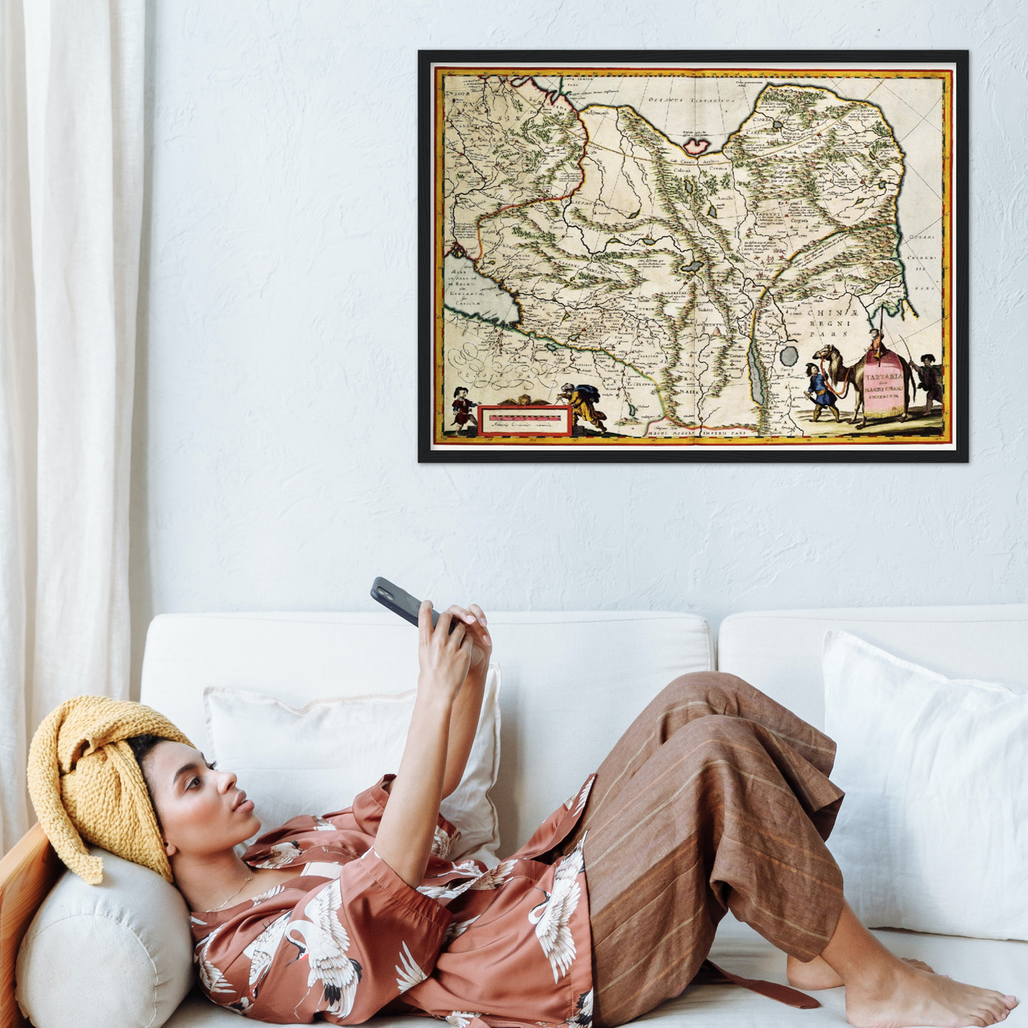 Historical city map  Test product horizontal 3 sizes