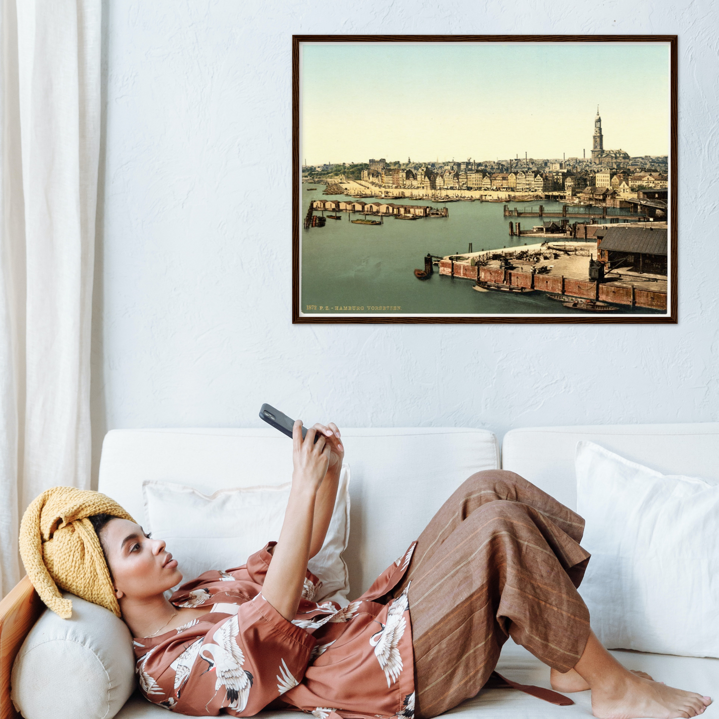 Hamburger Hafen um 1895